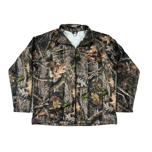 Ridge Hunter Men Brown Camo Zip Up Jacket Size XL‎ - Picture 1 of 7